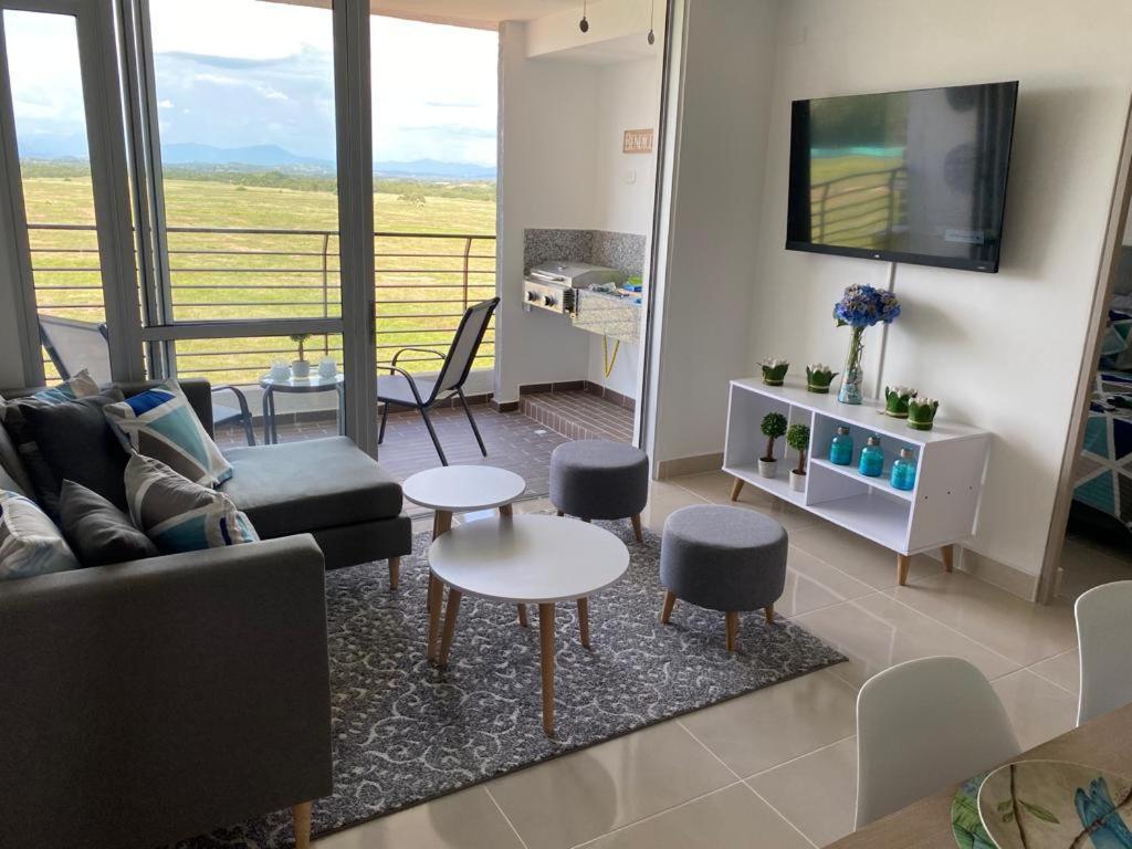 Ferienwohnung Apartamento Pena Azul-Aldea Ricaurte Exterior foto