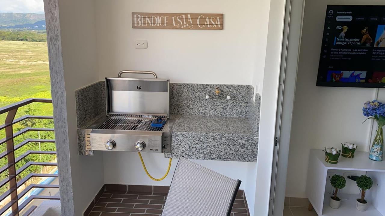 Ferienwohnung Apartamento Pena Azul-Aldea Ricaurte Exterior foto